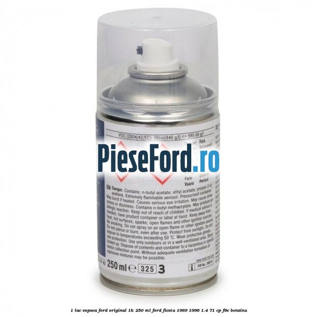 1 Lac vopsea Ford original 1K 250 ml Ford Fiesta 1989-1996 1.4 71 cp F6E benzina