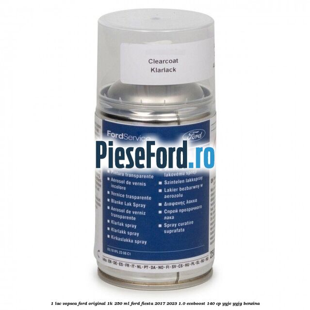1 Lac vopsea Ford original 1K 250 ml Ford Fiesta 2017-2023 1.0 EcoBoost 140 cp YYJE, YYJG benzina