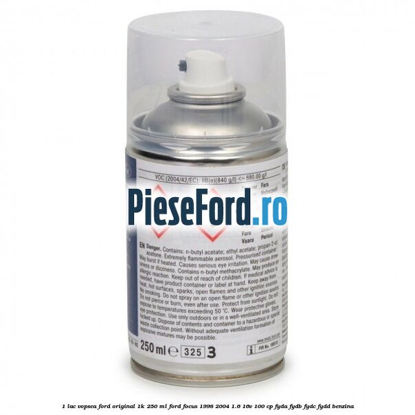 1 Lac vopsea Ford original 1K 250 ml Ford Focus 1998-2004 1.6 16V 100 cp FYDA, FYDB, FYDC, FYDD benzina