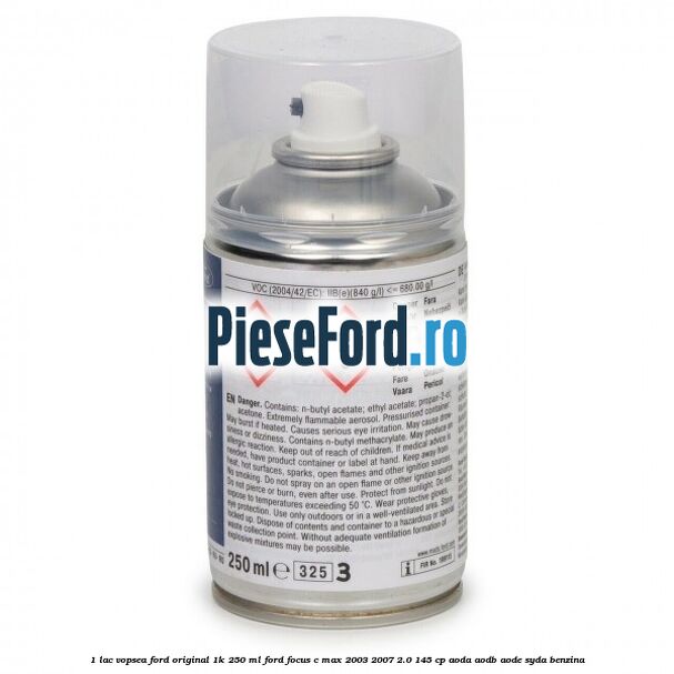 1 Lac vopsea Ford original 1K 250 ml Ford Focus C-Max 2003-2007 2.0 145 cp AODA, AODB, AODE, SYDA benzina