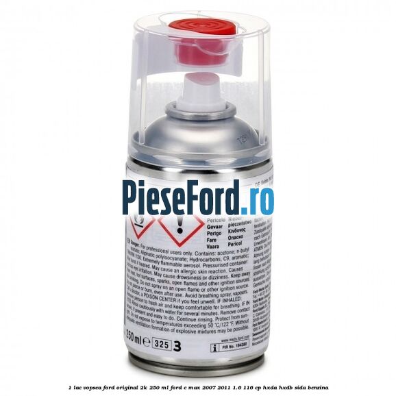 1 Lac vopsea Ford original 2K 250 ML Ford C-Max 2007-2011 1.6 116 cp HXDA, HXDB, SIDA benzina