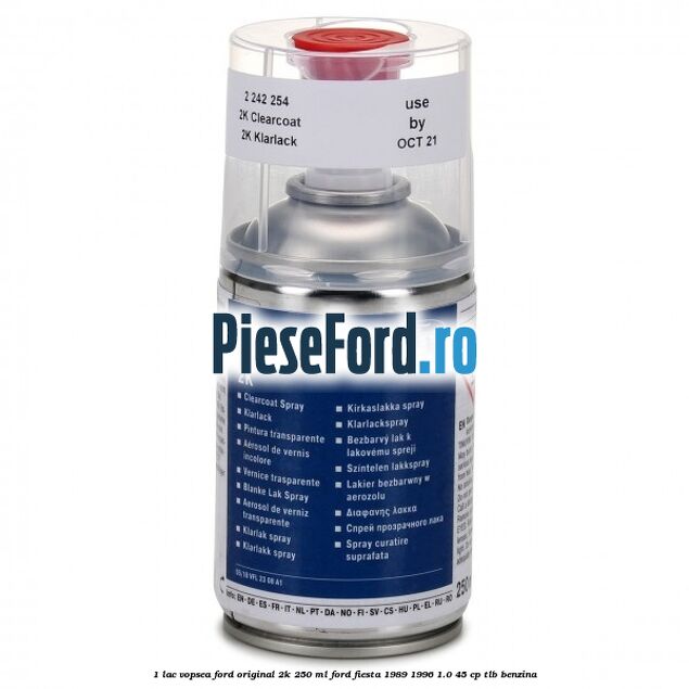 1 Lac vopsea Ford original 2K 250 ML Ford Fiesta 1989-1996 1.0 45 cp