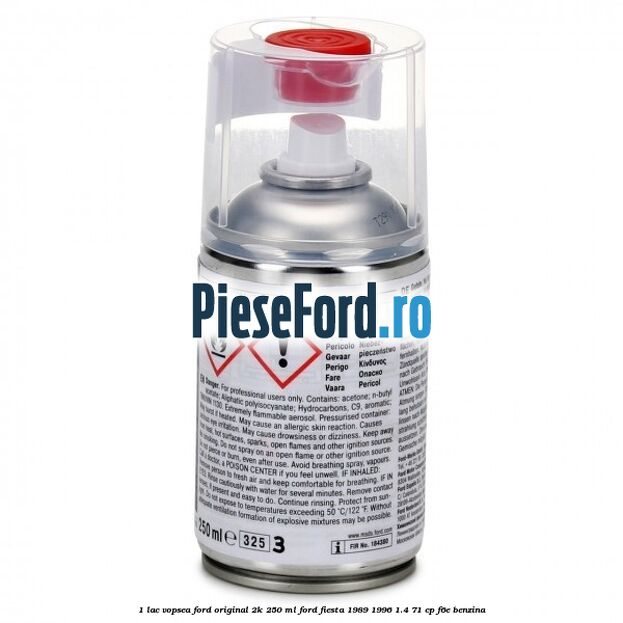 1 Lac vopsea Ford original 2K 250 ML Ford Fiesta 1989-1996 1.4 71 cp F6E benzina