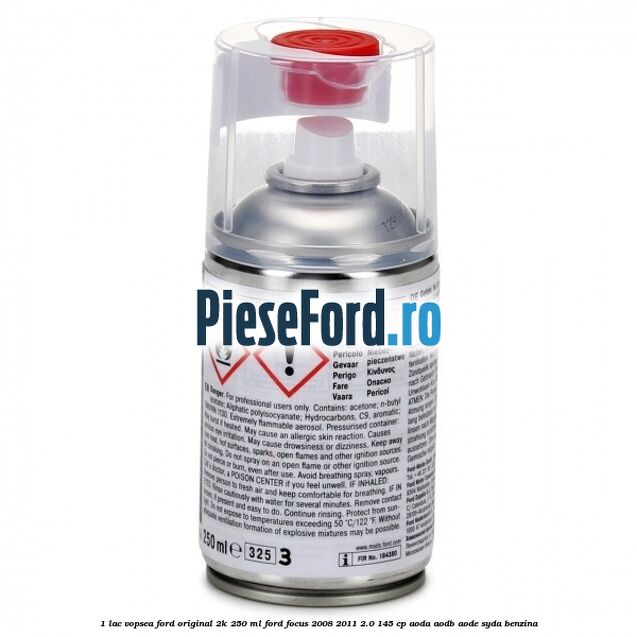 1 Lac vopsea Ford original 2K 250 ML Ford Focus 2008-2011 2.0 145 cp AODA, AODB, AODE, SYDA benzina