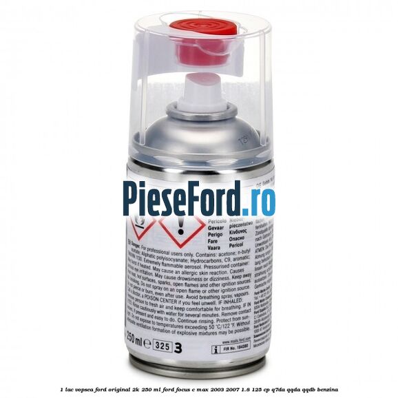 1 Lac vopsea Ford original 2K 250 ML Ford Focus C-Max 2003-2007 1.8 125 cp Q7DA, QQDA, QQDB benzina
