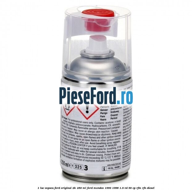 1 Lac vopsea Ford original 2K 250 ML Ford Mondeo 1993-1996 1.8 TD 90 cp RFM, RFN diesel