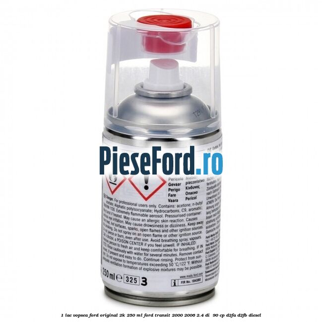 1 Lac vopsea Ford original 2K 250 ML Ford Transit 2000-2006 2.4 DI  90 cp D2FA, D2FB diesel