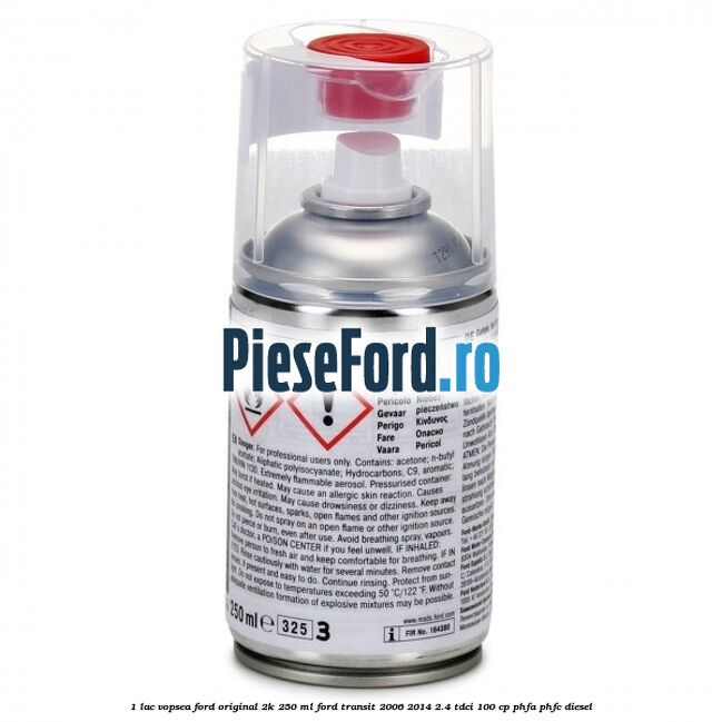 1 Lac vopsea Ford original 2K 250 ML Ford Transit 2006-2014 2.4 TDCi 100 cp PHFA, PHFC diesel