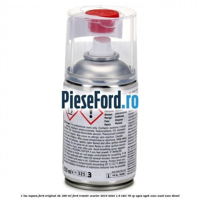 1 Lac vopsea Ford original 2K 250 ML Ford Transit Courier 2019-2023 1.5 TDCi 75 cp UGCA, UGCB, XUCC, XUCD, XUCE diesel