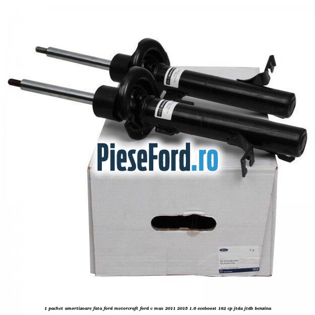 1 Pachet amortizoare fata Ford Motorcraft Ford C-Max 2011-2015 1.6 EcoBoost 182 cp JTDA, JTDB benzina