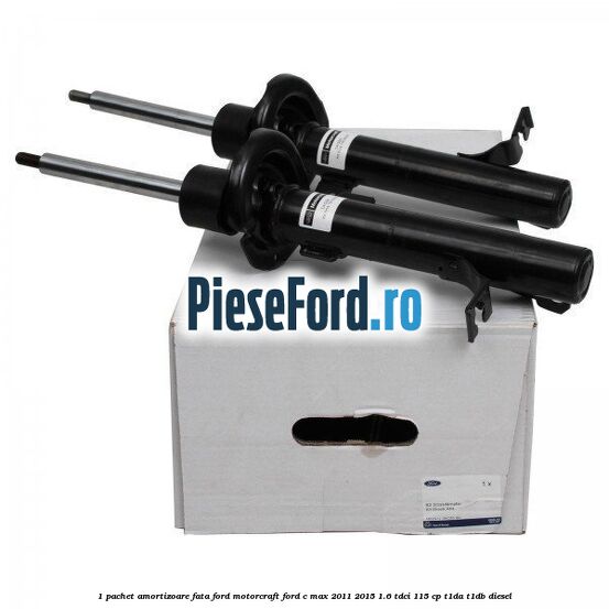 1 Pachet amortizoare fata Ford Motorcraft Ford C-Max 2011-2015 1.6 TDCi 115 cp T1DA, T1DB diesel