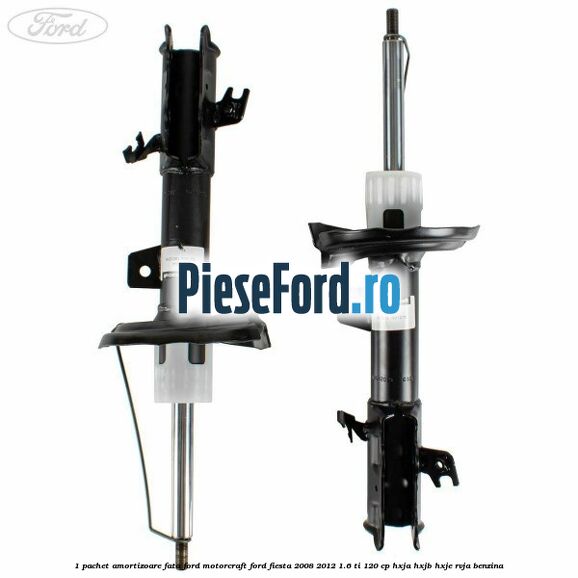 1 Pachet amortizoare fata Ford Motorcraft Ford Fiesta 2008-2012 1.6 Ti 120 cp HXJA, HXJB, HXJE, RVJA benzina