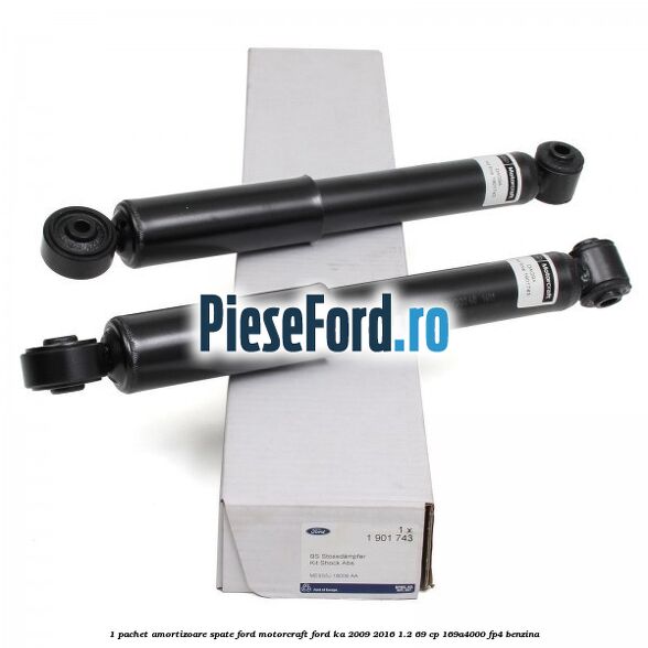 1 Pachet amortizoare spate Ford Motorcraft Ford Ka 2009-2016 1.2 69 cp 169A4000, FP4 benzina