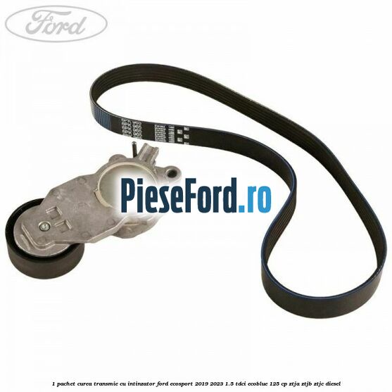 1 Pachet curea transmie cu intinzator Ford EcoSport 2019-2023 1.5 TDCi EcoBlue 125 cp ZTJA, ZTJB, ZTJC diesel