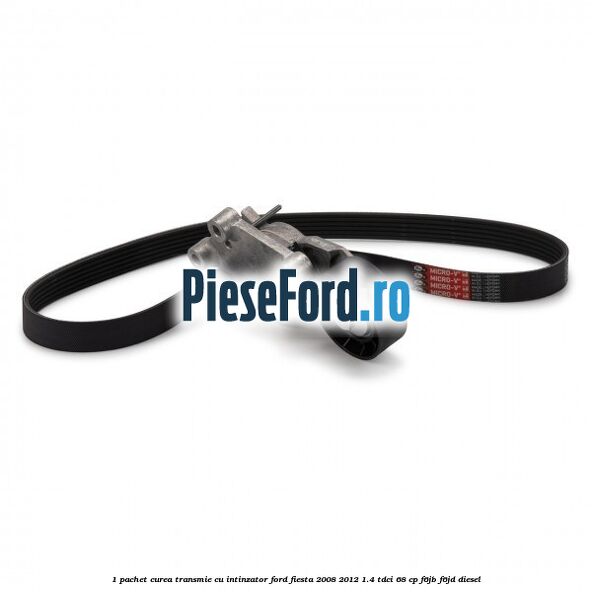 1 Pachet curea transmie cu intinzator Ford Fiesta 2008-2012 1.4 TDCi 68 cp 1 Pachet curea transmie cu intinzator Ford Fiesta 2008-2012 1.4 TDCi 68 cp F6JB, F6JD diesel