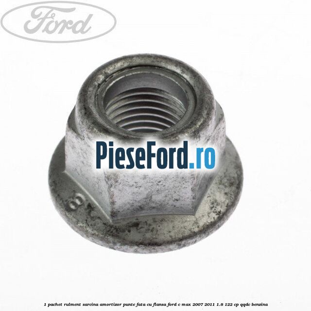 1 Pachet rulment sarcina amortizor punte fata cu flansa Ford C-Max 2007-2011 1.8 122 cp 1 Pachet rulment sarcina amortizor punte fata cu flansa Ford C-Max 2007-2011 1.8 122 cp QQDC benzina