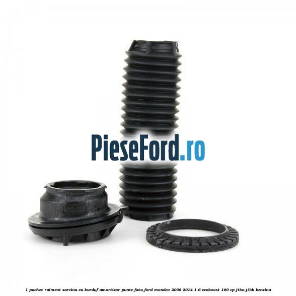 1 Pachet rulment sarcina cu burduf amortizor punte fata Ford Mondeo 2008-2014 1.6 EcoBoost 160 cp 1 Pachet rulment sarcina cu burduf amortizor punte fata Ford Mondeo 2008-2014 1.6 EcoBoost 160 cp JTBA, JTBB benzina