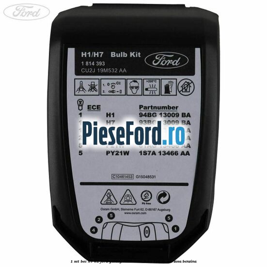 1 Set bec H7/H1 Ford Galaxy 1995-2000 2.0 i 116 cp NSE, ZVSA benzina