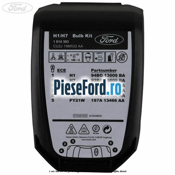 1 Set bec H7/H1 Ford Kuga 2008-2012 2.0 TDCI 140 cp 1 Set bec H7/H1 Ford Kuga 2008-2012 2.0 TDCI 140 cp UFDA diesel