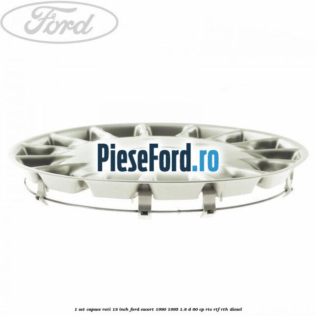 1 Set capace roti 13 inch Ford Escort 1990-1995 1.8 D 60 cp RTE, RTF, RTH diesel