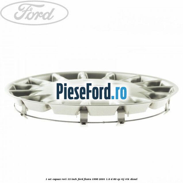 1 Set capace roti 13 inch Ford Fiesta 1996-2001 1.8 D 60 cp RTJ, RTK diesel