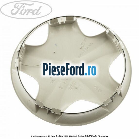 1 Set capace roti 13 inch Ford Ka 1996-2008 1.3 i 49 cp JJD, JJF, JJG, JJH, JJL benzina