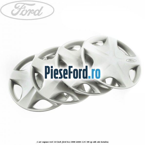 1 Set capace roti 13 inch Ford Ka 1996-2008 1.6 i 95 cp 1 Set capace roti 13 inch Ford Ka 1996-2008 1.6 i 95 cp CDB, CDC benzina