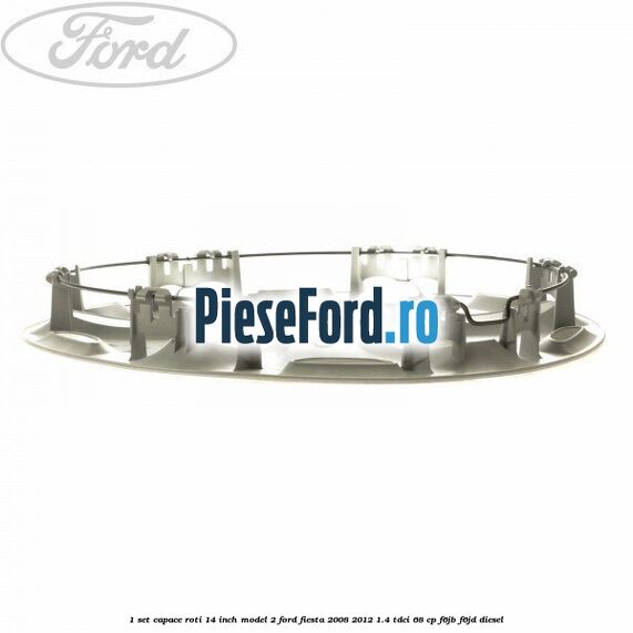 1 Set capace roti 14 inch model 2 Ford Fiesta 2008-2012 1.4 TDCi 68 cp F6JB, F6JD diesel