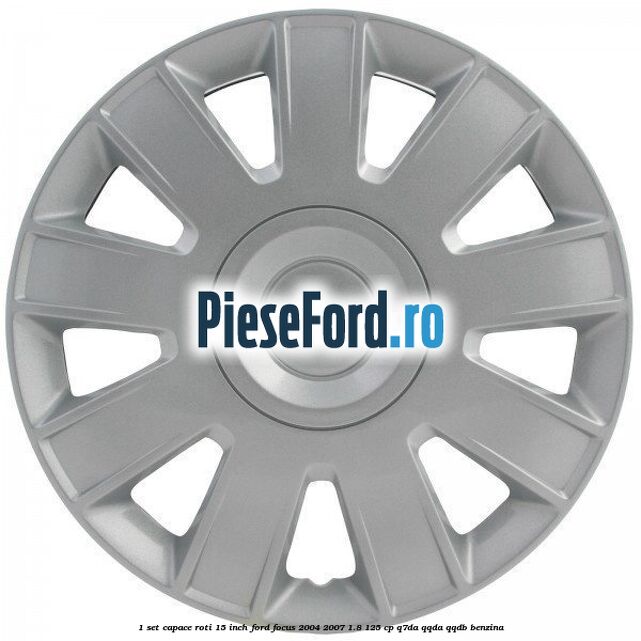 1 Set capace roti 15 inch Ford Focus 2004-2007 1.8 125 cp Q7DA, QQDA, QQDB benzina