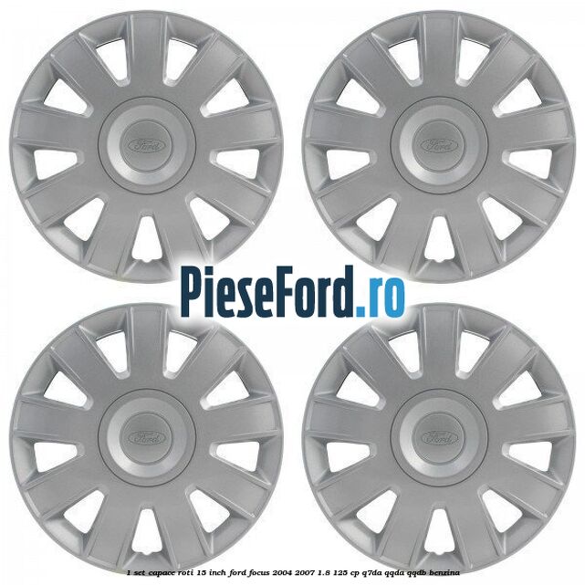 1 Set capace roti 15 inch Ford Focus 2004-2007 1.8 125 cp