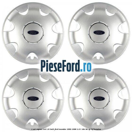 1 Set capace roti 15 inch Ford Mondeo 1993-1996 1.6 i 16V 90 cp L1F benzina