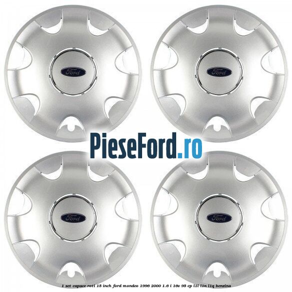 1 Set capace roti 15 inch Ford Mondeo 1996-2000 1.6 i 16V 95 cp L1L, L1N, L1Q benzina