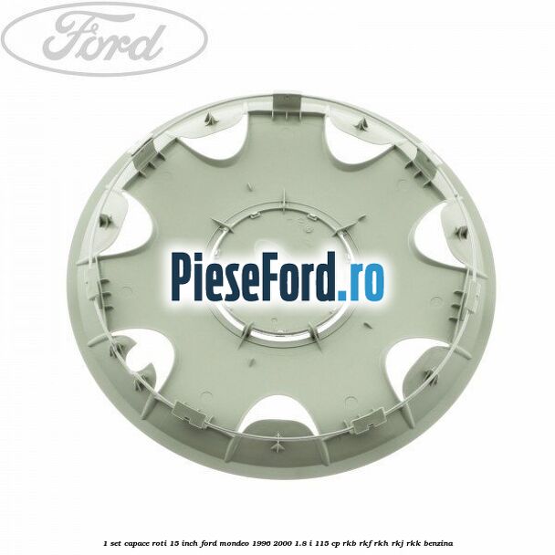 1 Set capace roti 15 inch Ford Mondeo 1996-2000 1.8 i 115 cp RKB, RKF, RKH, RKJ, RKK benzina