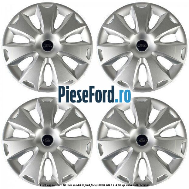 1 Set capace roti 16 inch model 3 Ford Focus 2008-2011 1.4 80 cp