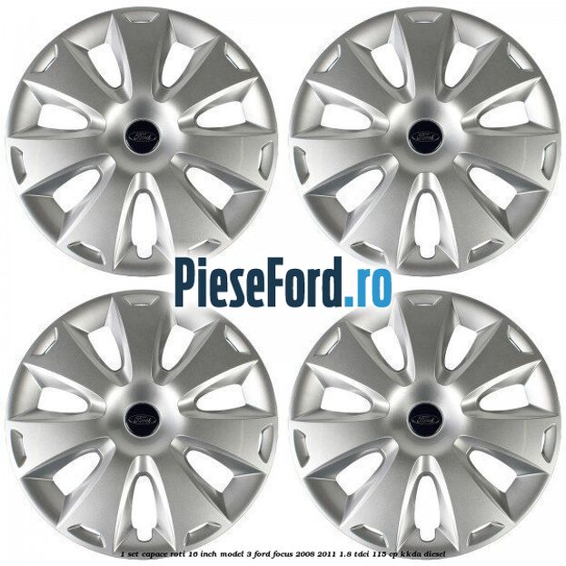 1 Set capace roti 16 inch model 3 Ford Focus 2008-2011 1.8 TDCi 115 cp 1 Set capace roti 16 inch model 3 Ford Focus 2008-2011 1.8 TDCi 115 cp KKDA diesel
