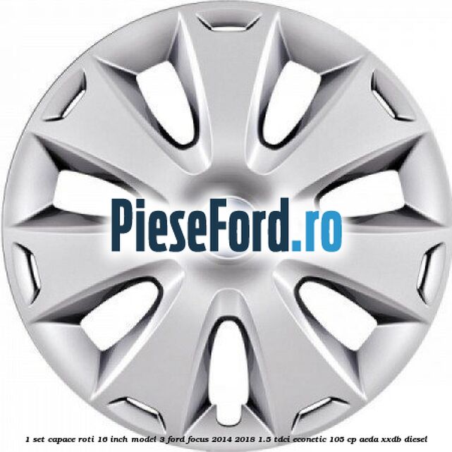 1 Set capace roti 16 inch model 3 Ford Focus 2014-2018 1.5 TDCi ECOnetic 105 cp 1 Set capace roti 16 inch model 3 Ford Focus 2014-2018 1.5 TDCi ECOnetic 105 cp AEDA, XXDB diesel