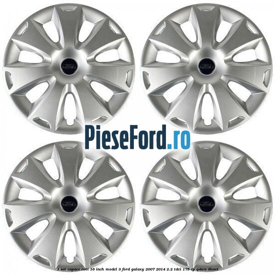 1 Set capace roti 16 inch model 3 Ford Galaxy 2007-2014 2.2 TDCi 175 cp