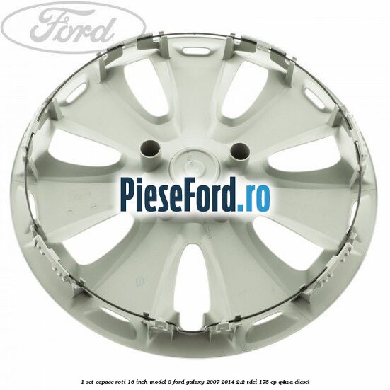 1 Set capace roti 16 inch model 3 Ford Galaxy 2007-2014 2.2 TDCi 175 cp Q4WA diesel