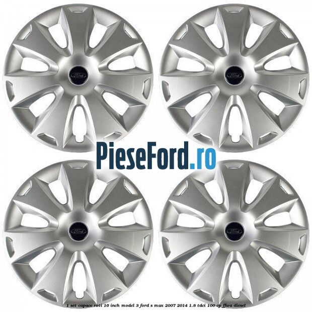 1 Set capace roti 16 inch model 3 Ford S-Max 2007-2014 1.8 TDCi 100 cp FFWA diesel