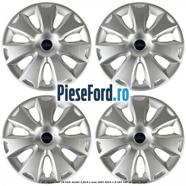 1 Set capace roti 16 inch model 3 Ford S-Max 2007-2014 1.8 TDCi 125 cp