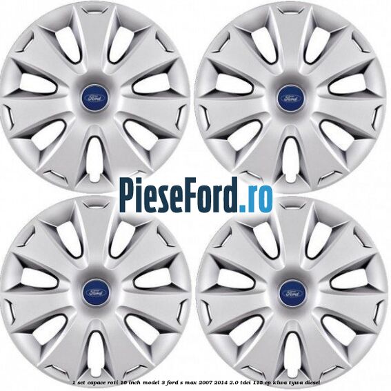 1 Set capace roti 16 inch model 3 Ford S-Max 2007-2014 2.0 TDCi 115 cp KLWA, TYWA diesel
