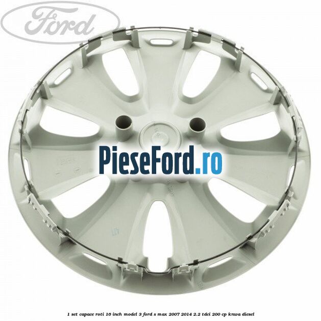 1 Set capace roti 16 inch model 3 Ford S-Max 2007-2014 2.2 TDCi 200 cp KNWA diesel