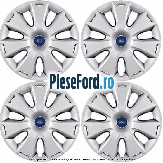 1 Set capace roti 16 inch model 3 Ford Tourneo Connect 2013-2018 1.5 TDCi 75 cp XUGA diesel