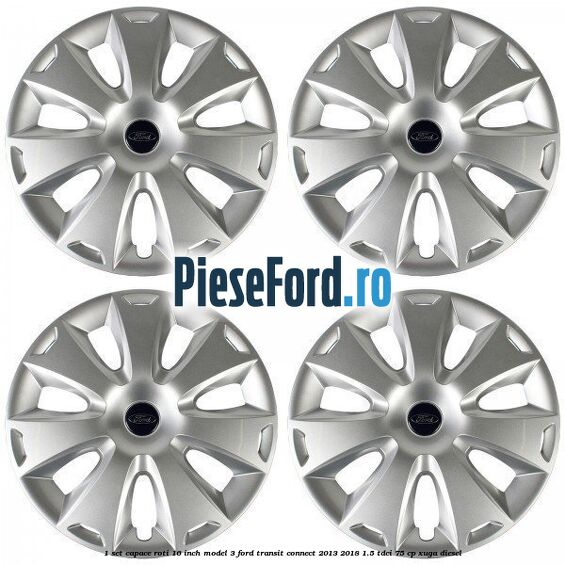 1 Set capace roti 16 inch model 3 Ford Transit Connect 2013-2018 1.5 TDCi 75 cp