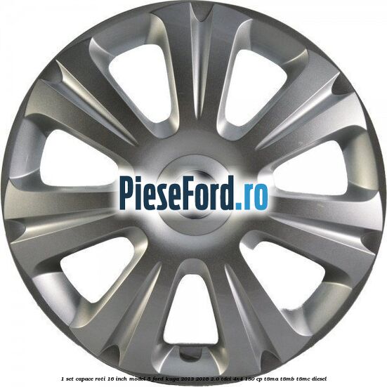 1 Set capace roti 16 inch model 5 Ford Kuga 2013-2016 2.0 TDCi 4x4 180 cp T8MA, T8MB, T8MC diesel