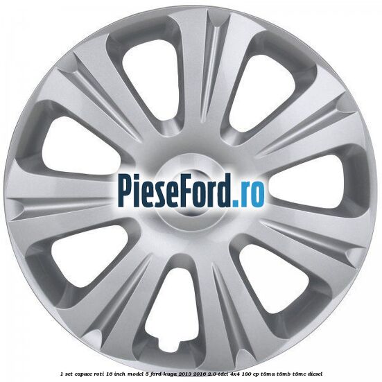 1 Set capace roti 16 inch model 5 Ford Kuga 2013-2016 2.0 TDCi 4x4 180 cp T8MA, T8MB, T8MC diesel