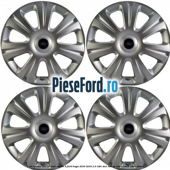1 Set capace roti 16 inch model 5 Ford Kuga 2016-2018 2.0 TDCi 4x4 180 cp