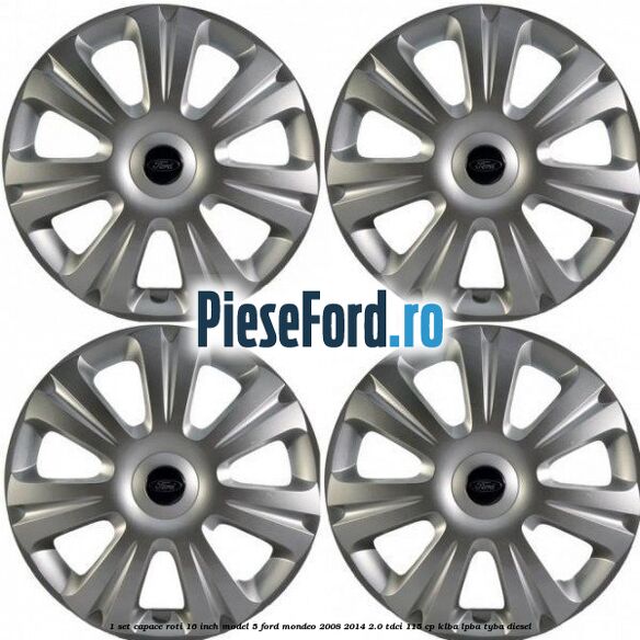 1 Set capace roti 16 inch model 5 Ford Mondeo 2008-2014 2.0 TDCi 115 cp 1 Set capace roti 16 inch model 5 Ford Mondeo 2008-2014 2.0 TDCi 115 cp KLBA, LPBA, TYBA diesel