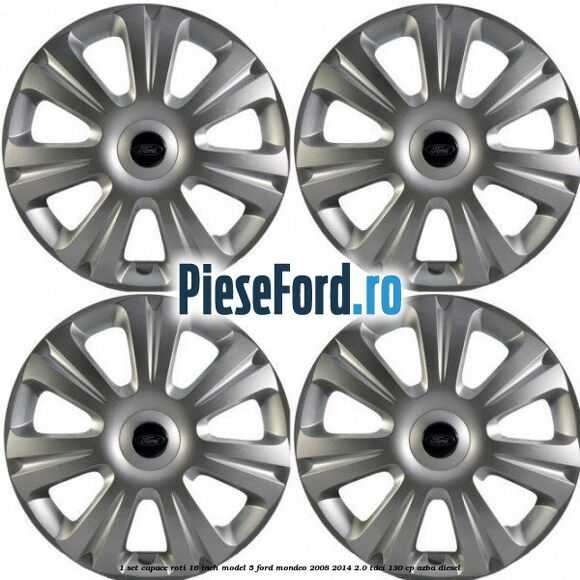 1 Set capace roti 16 inch model 5 Ford Mondeo 2008-2014 2.0 TDCi 130 cp AZBA diesel