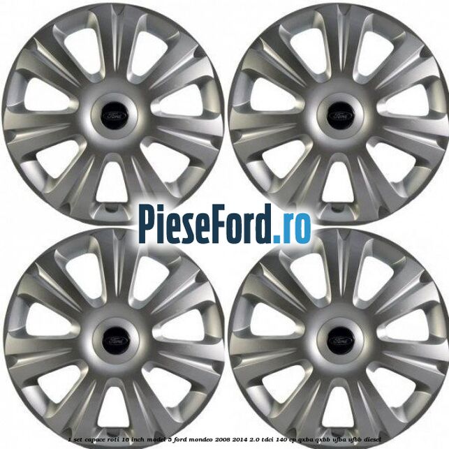 1 Set capace roti 16 inch model 5 Ford Mondeo 2008-2014 2.0 TDCi 140 cp